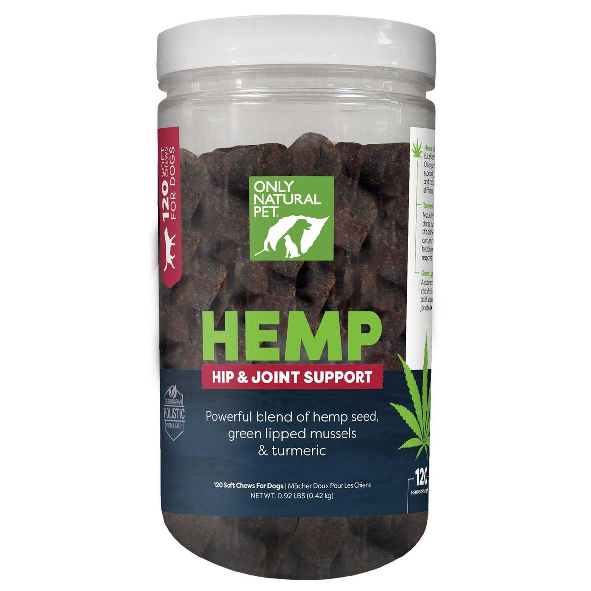 Hemp Hip & Joint Support Soft Dog Chews D450