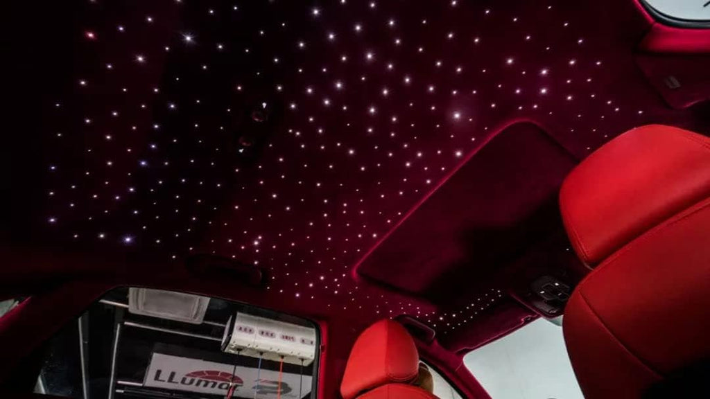 16W Fiber Optic Star Ceiling Light Kit with 28key RF Remote, 335pcs Mixed Fiber Cable 13.1ft L722