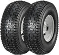 2-Pack 13x5.00-6 2PLY Turf Mower Tractor Tire with Yellow Rim M259