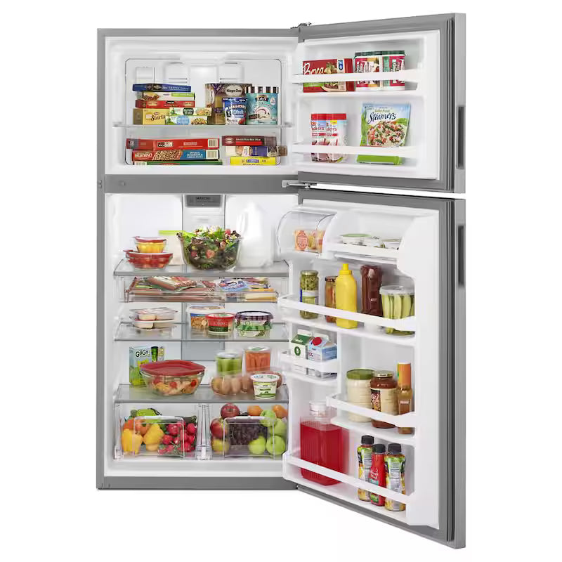 18 cu. ft. Top Freezer Refrigerator Stainless Steel S11593