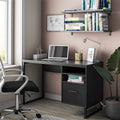 Distressed Brown Oak Desk T891
