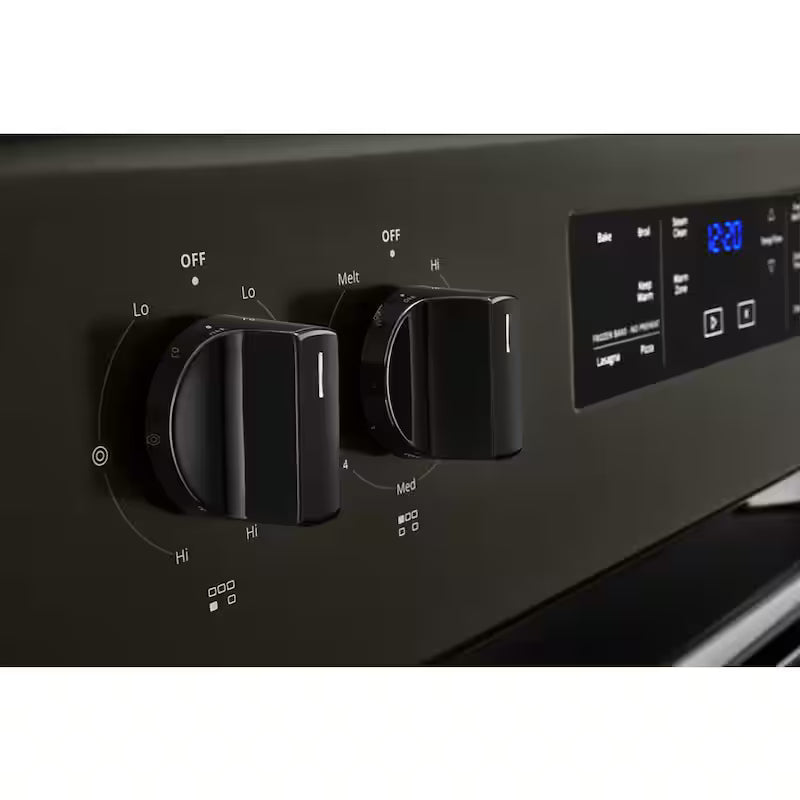 Black Stainless Electric Range with 5 Elements E459907