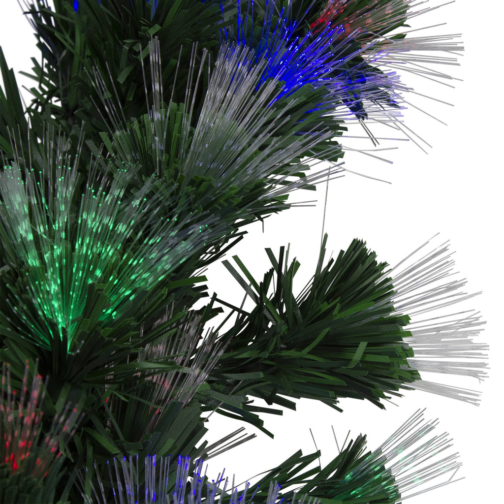 Fiber Optic Artificial Pine Christmas Wreath Z523924