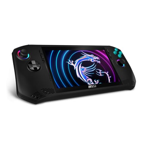 Black 7" FHD 120Hz Display 16GB LPDDR5 512GB NVMe SSD PC Gaming Handheld M4616