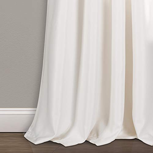 Navy Light Filtering Window Curtain Panels, 52"W x 63"L, Pair X11785