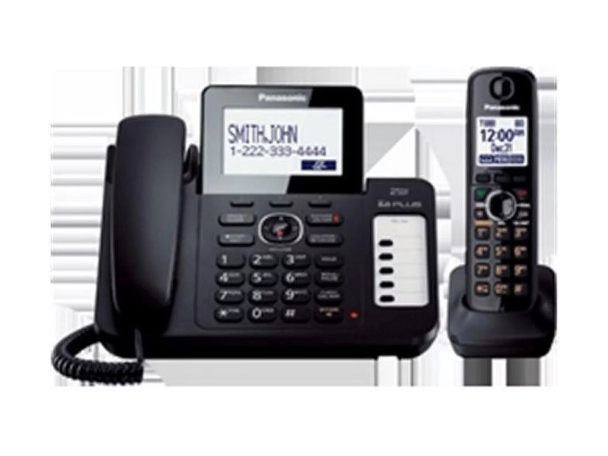 Silver Black Cordless Phone with Speakerphone Q282