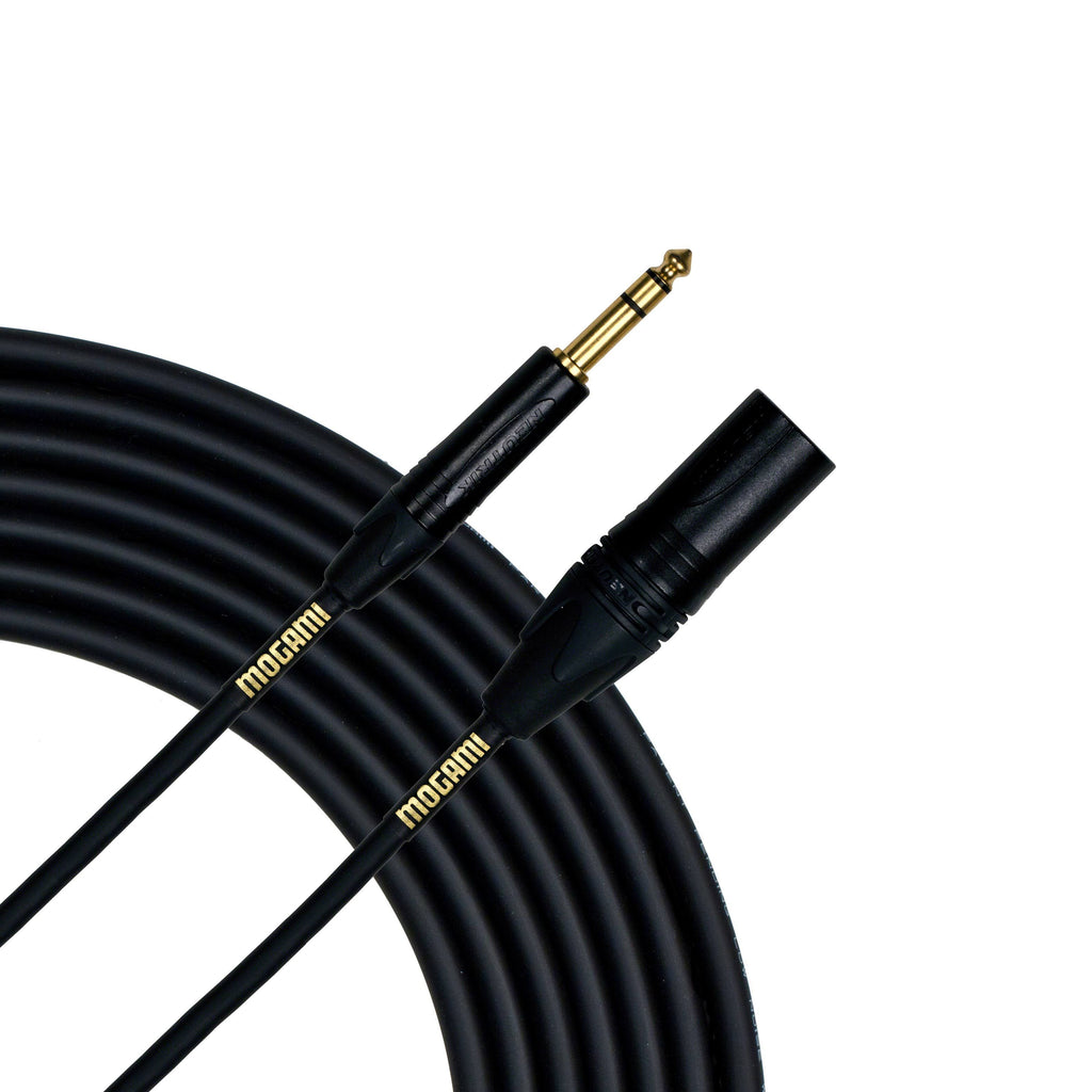 Black 15 ft TRS to XLR Audio Cable Y9060