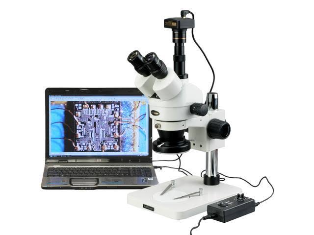 Trinocular Stereo Zoom Microscope with WH10x Eyepieces W36061