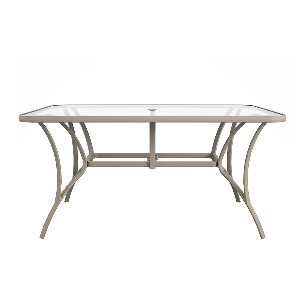 Dark Gray Steel Patio Dining Table D614