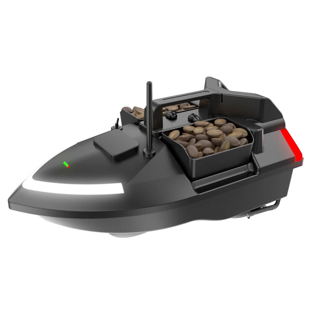 GPS Fishing Bait Boat 500m Remote Control Dual Motor Fish Finder 2KG Loading Support with Night Light C701231