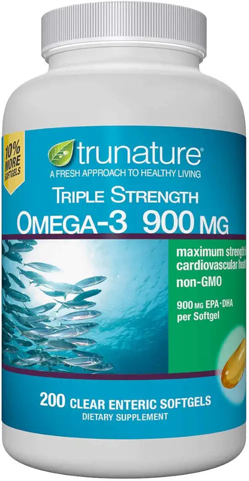 Omega-3 900 mg 200 Clear enteric softgels J307