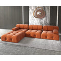 Velvet Upholstered Modular Sectional Sofa B302915