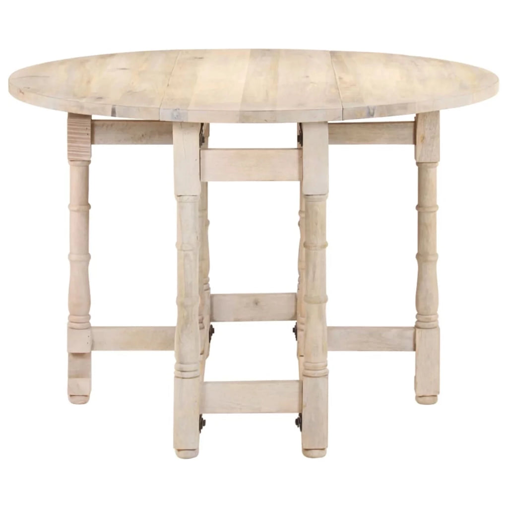 Round Solid Mango Wood Dining Table N96040