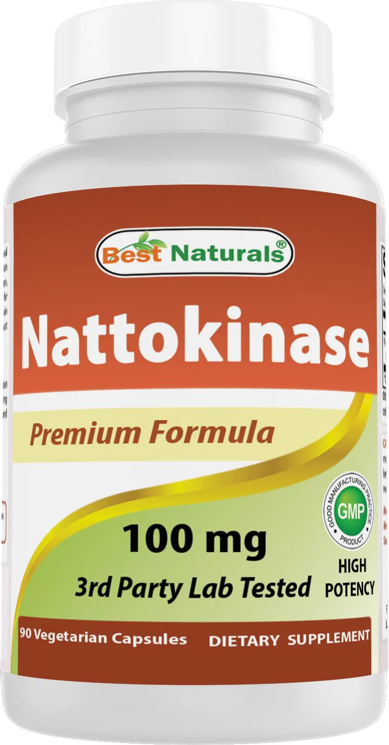 Nattokinase 2000 FU 100 Mg 90 Vegetarian Capsules B7172