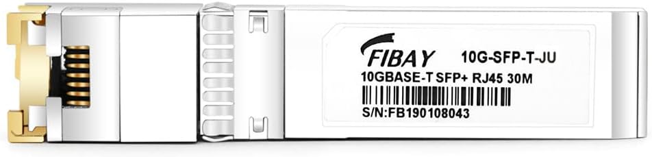 10GBase-T SFP+ to RJ45 Transceiver, 80m, Copper, Pack of 2 P96129