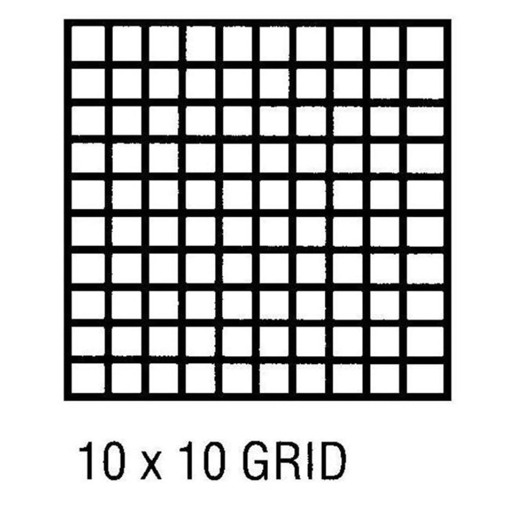 24 x 36 Vellum 10-Sheet Pack 10x10 Grid P352