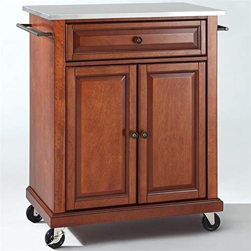 Solid Granite Top Kitchen Cart N35916