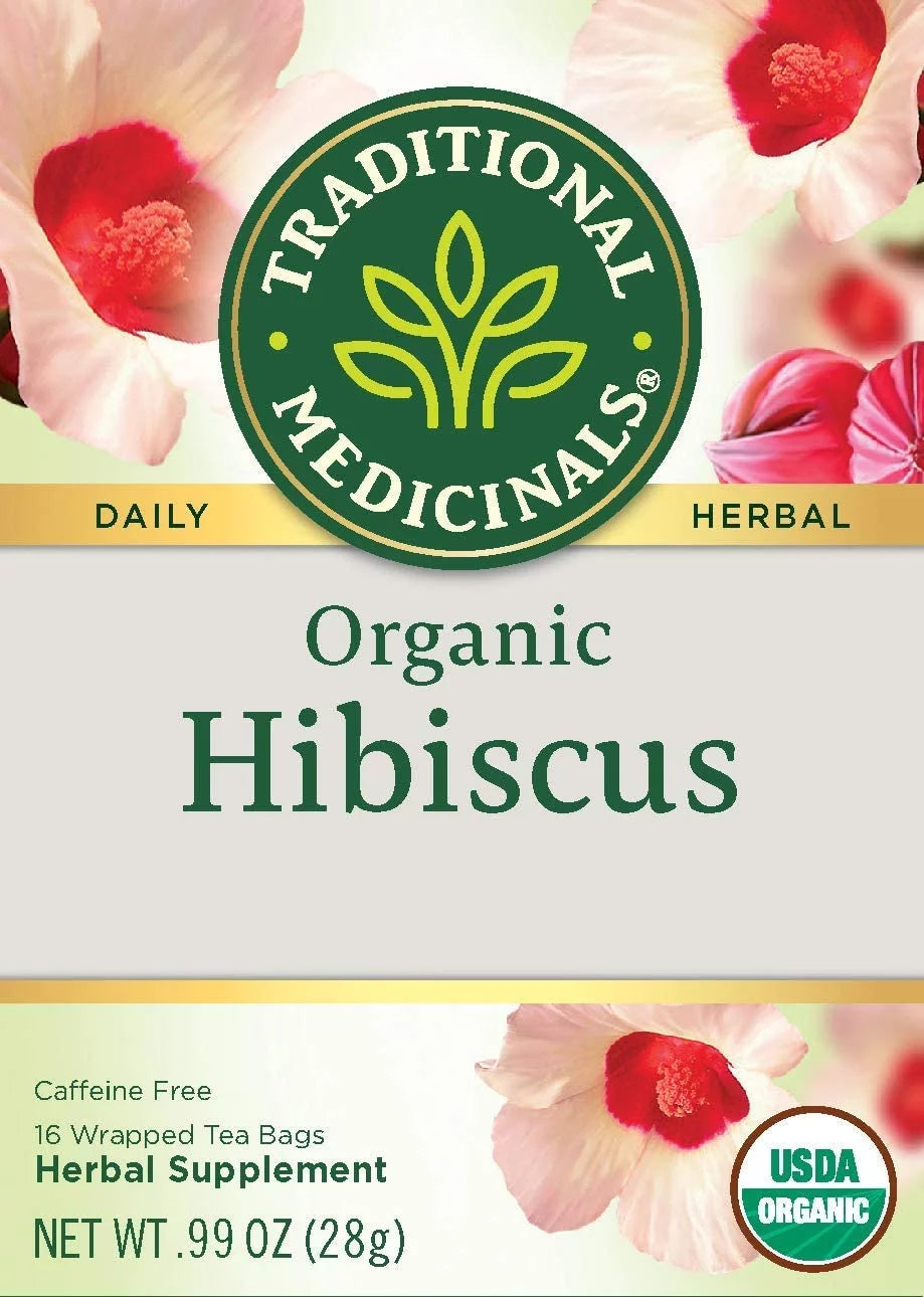 Organic Hibiscus Herbal Tea 16 CT Pack of 6 F378