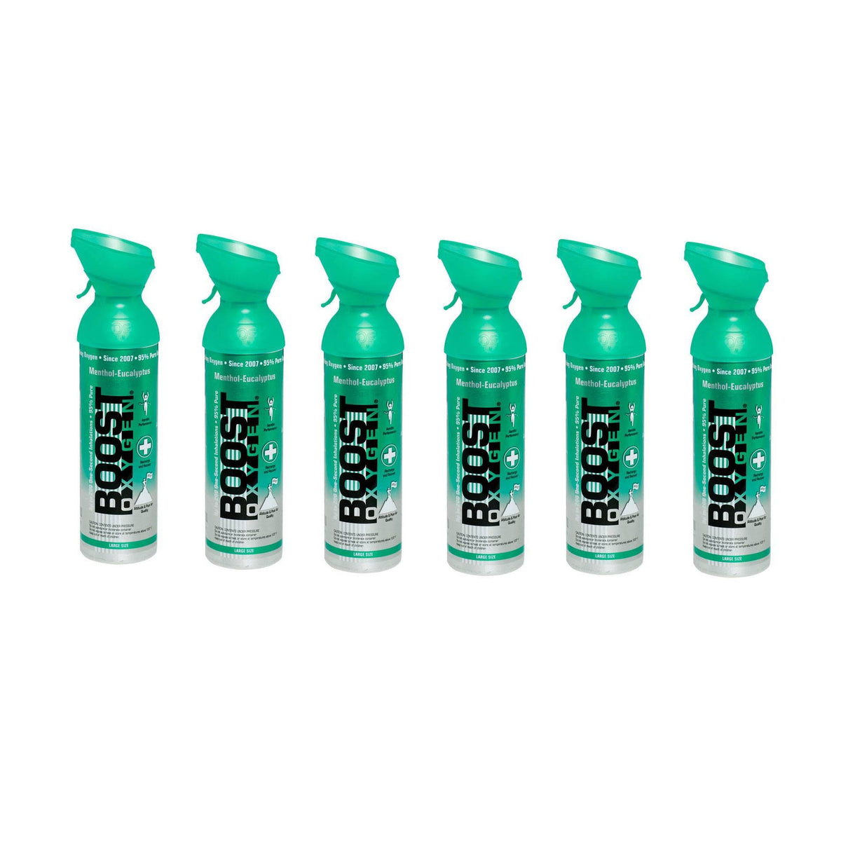 Menthol Eucalyptus 10 Liter Pure Oxygen Canister 6 Pack W2446