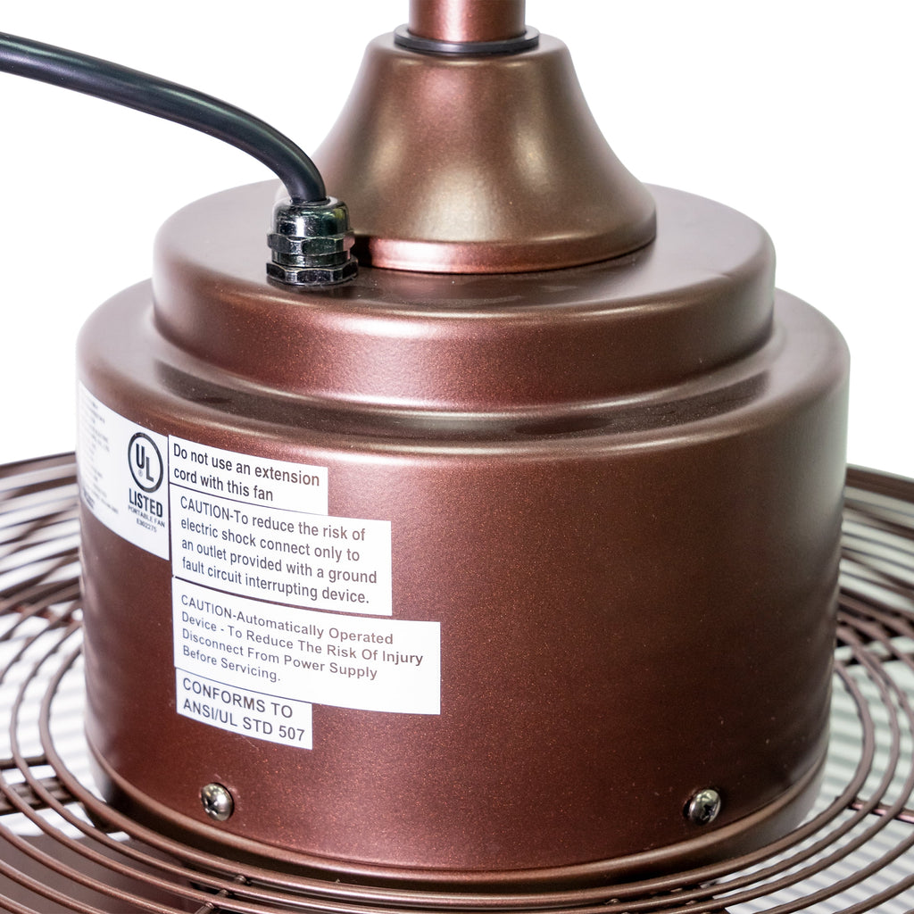 18 inch Outdoor Gazebo Fan with Hanging Hook Z9728
