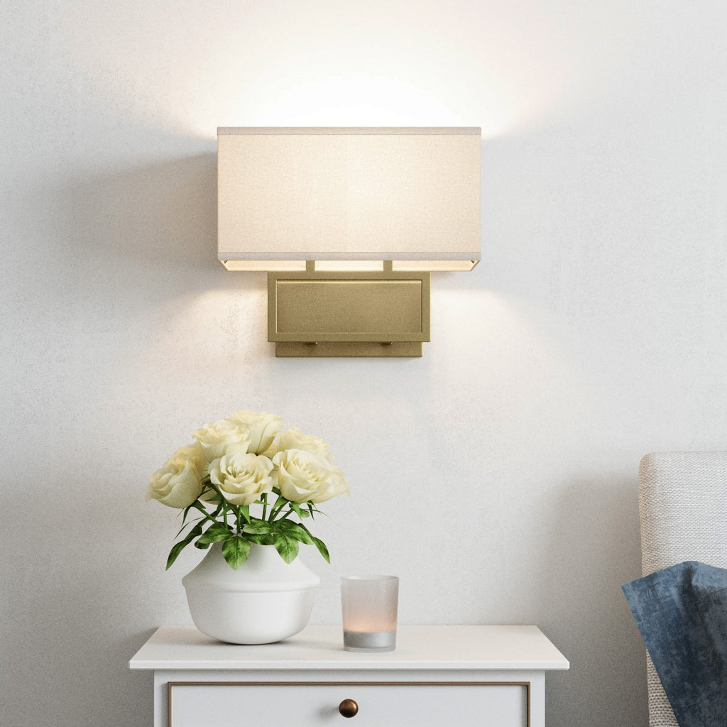 2 Light Wall Sconce Gold Finish F4020