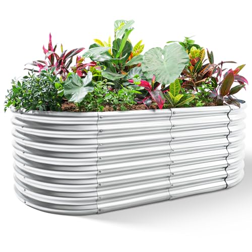 24" Tall Galvanized Metal Raised Garden Bed X181511