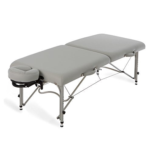 Portable Massage Table with Aluminum Frame, Face Cradle & Carry Case (29lb) B54886