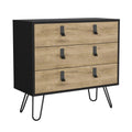 3 Drawer Dresser with Hairpin Legs J3069