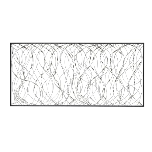 46" Black Metal Wall Art E662986