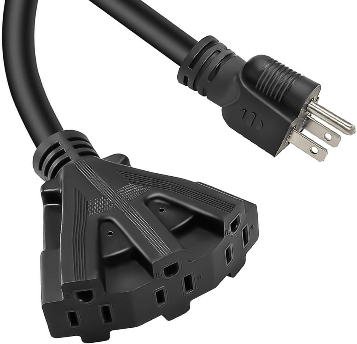 12/3 12-Gauge 100 FT Heavy Duty Black Extension Cord C548986