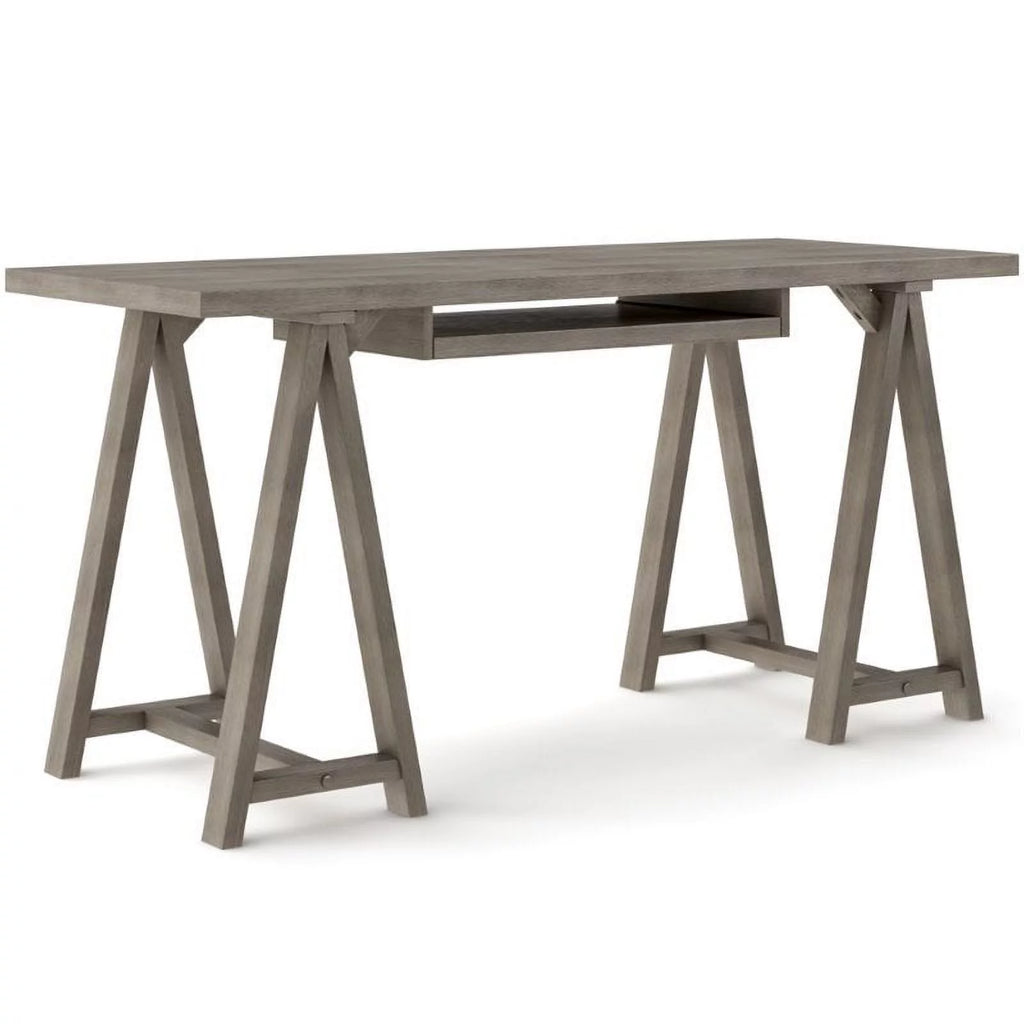 60" Solid Wood Computer Desk P28244