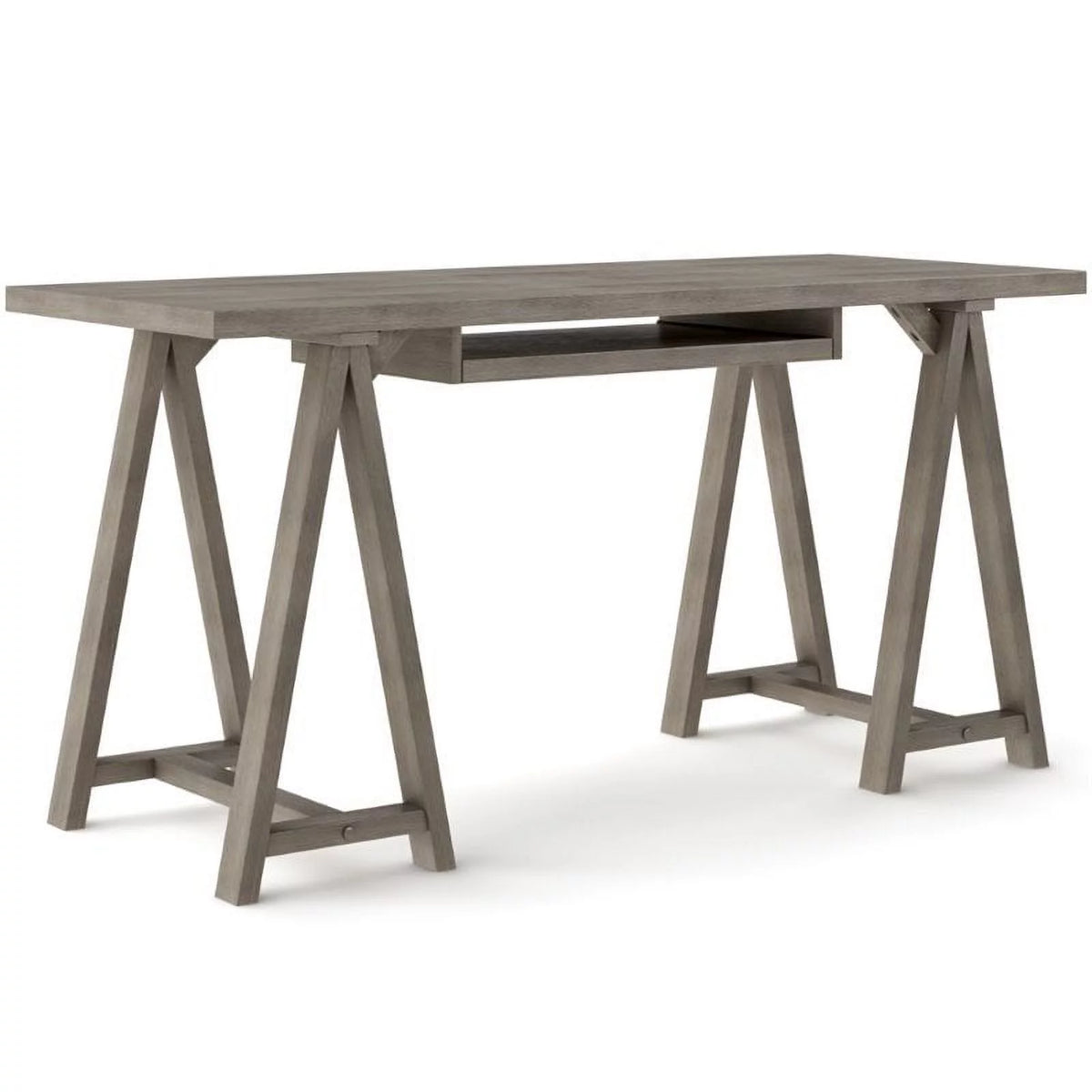 60" Solid Wood Computer Desk P28244