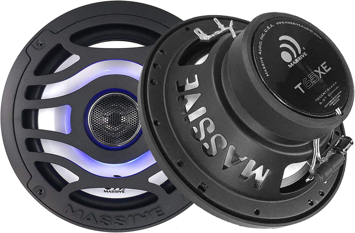 6.5 Inch Marine Coaxial Speaker with RGB LED Pair K7217