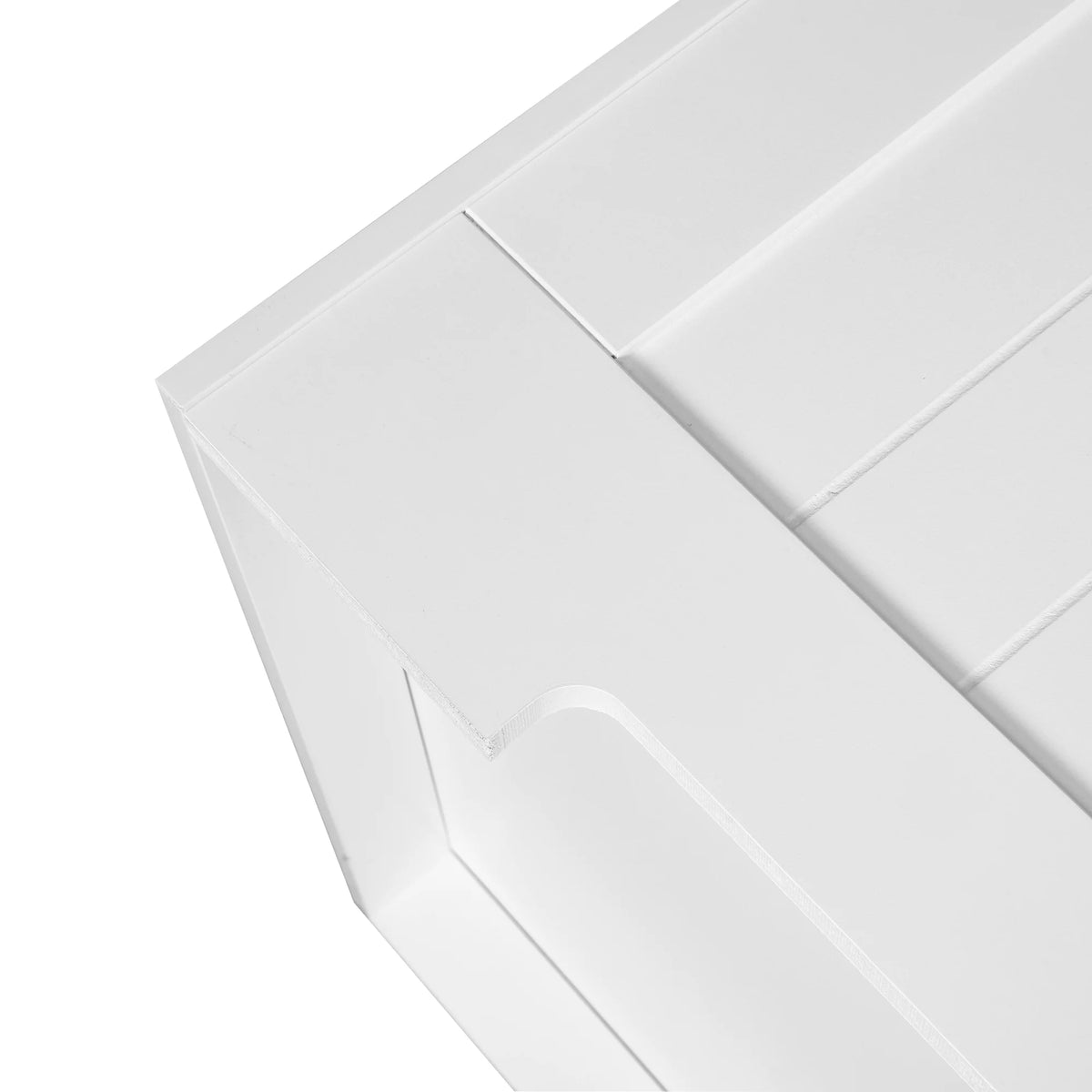 White Lift Top Wooden Storage Cabinet N352974