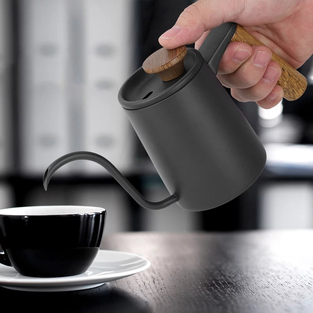 350ml Stainless Steel Gooseneck Drip Coffee Pot F255