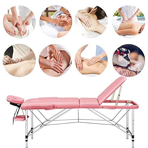 Black 28 Inch Wide Adjustable Folding Massage Table K2234