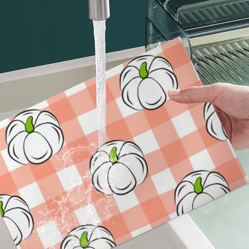 Faux Leather 12 X 18 Inchs Pink Gingham Placemat 6- Count T640
