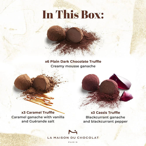 13 Pcs Dark Chocolate Truffles Gift Box H317