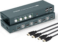 4 Port HDMI KVM Switch 4K@30Hz USB 2.0 with Cables T24633