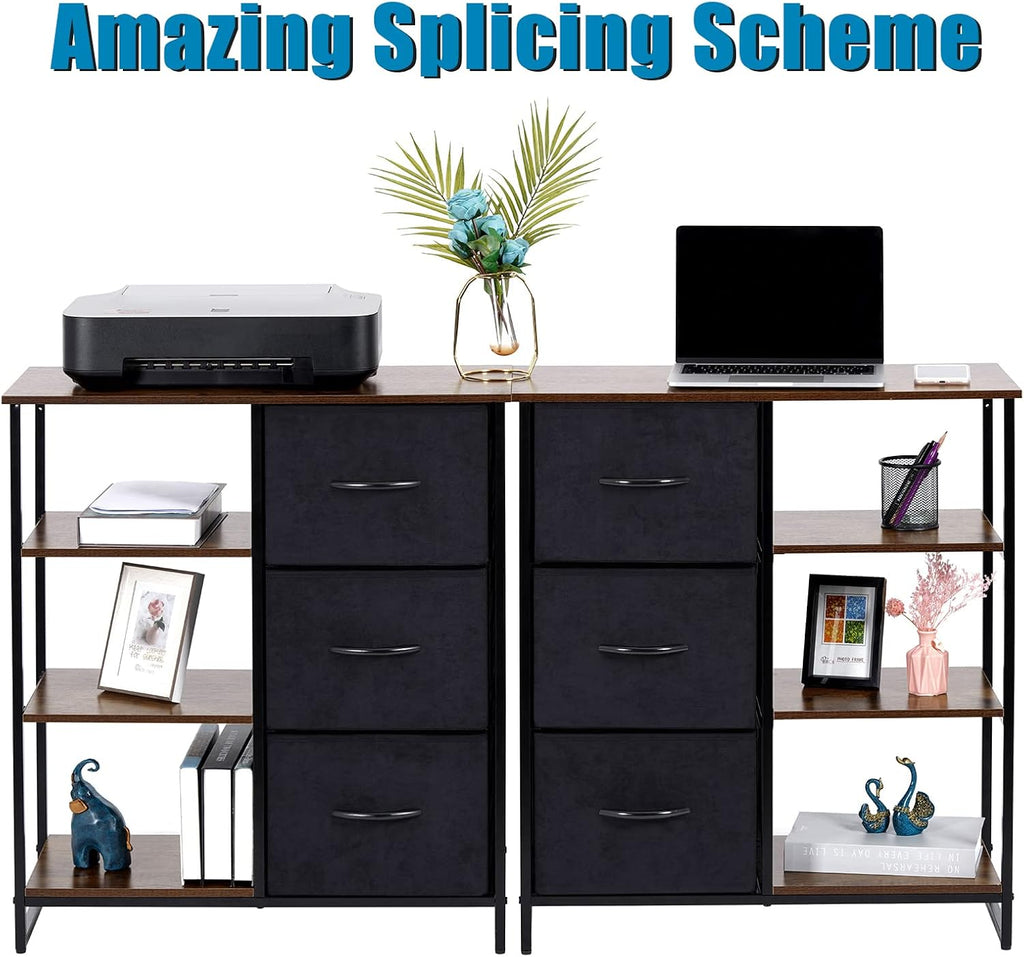 3 Drawer Dresser with Shelves G982795