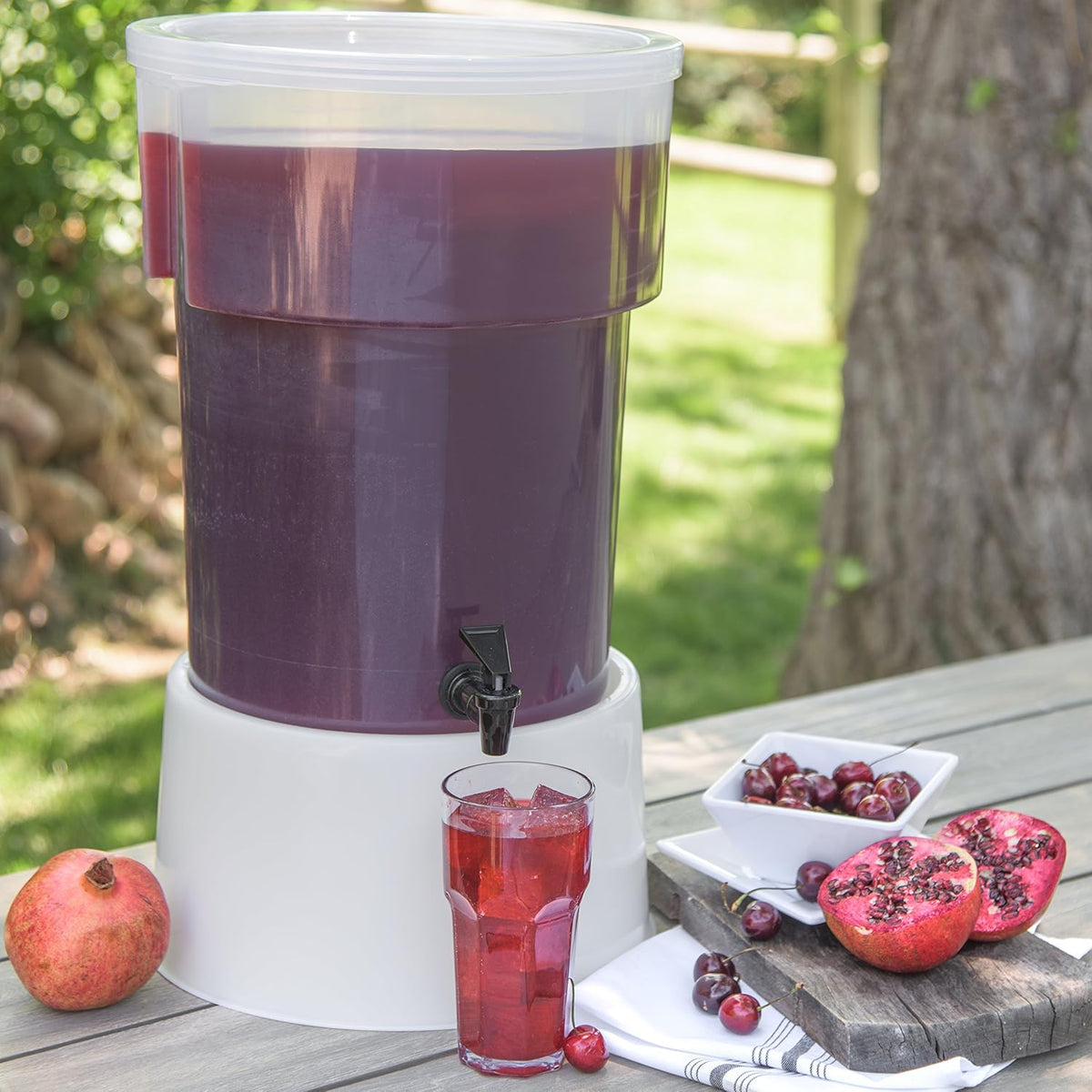 5 Gallon Clear Beverage Dispenser Pack of 2 L72561