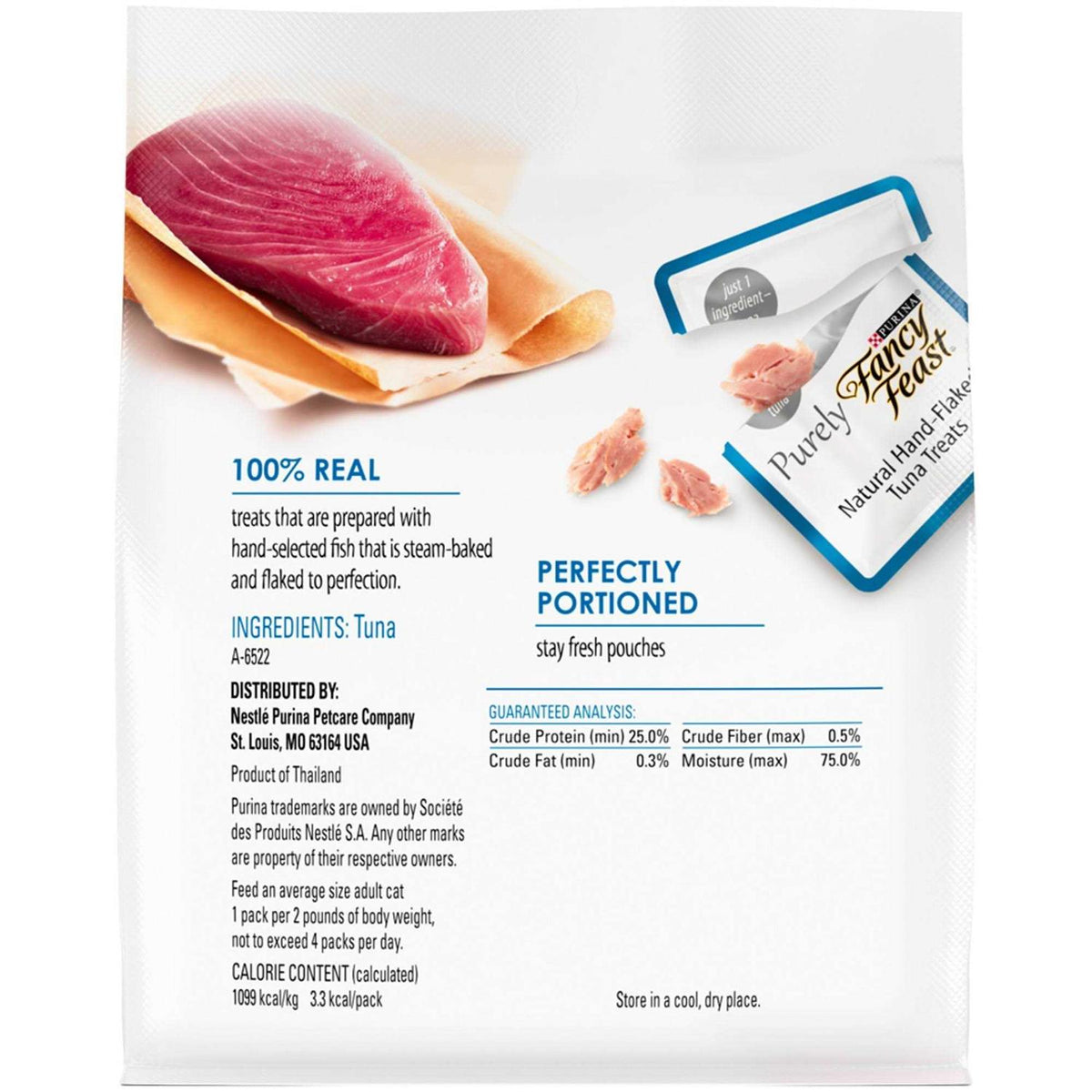 Natural Hand-Flaked Tuna Cat Treats D854781