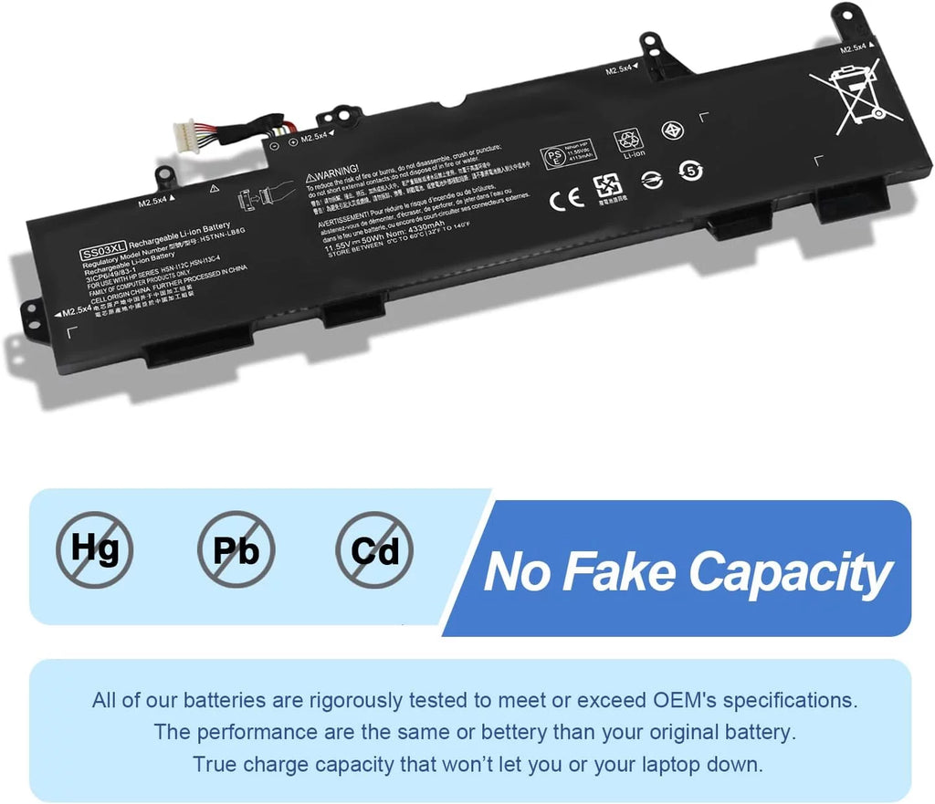 933321-855 Battery for Hp EliteBook 840 G5 G6 Laptop X6313