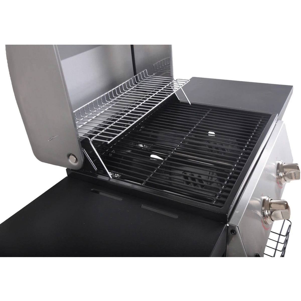 2-Burner Propane Gas Grill, Stainless and Black L877