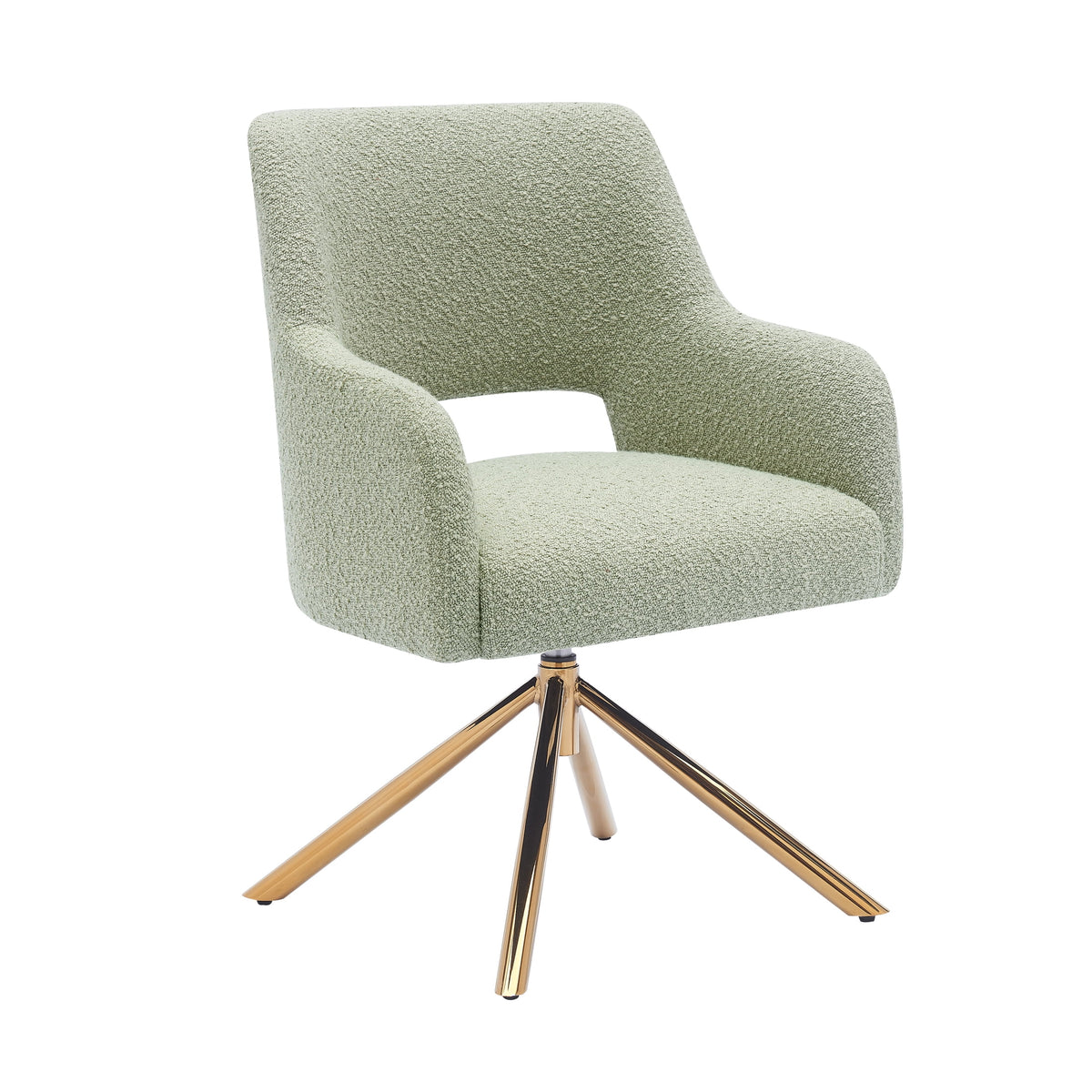 Desert Sage Boucle Accent Arm Chair X69545