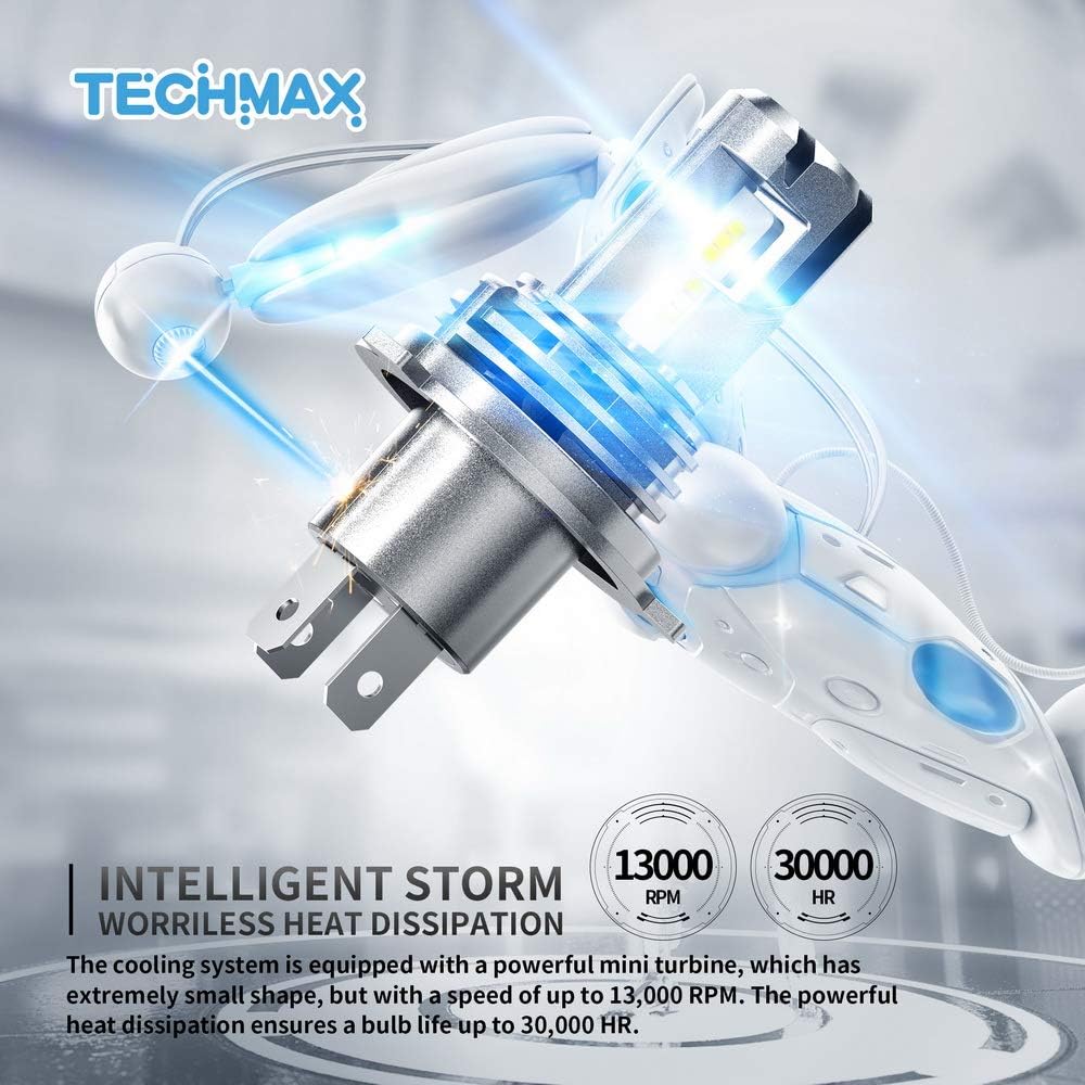 H4 LED Bulb 6500K Xenon White 9003 Conversion Kit of 2 N913