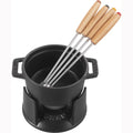 Cast Iron 0.25-qt Mini Chocolate Fondue Set N834