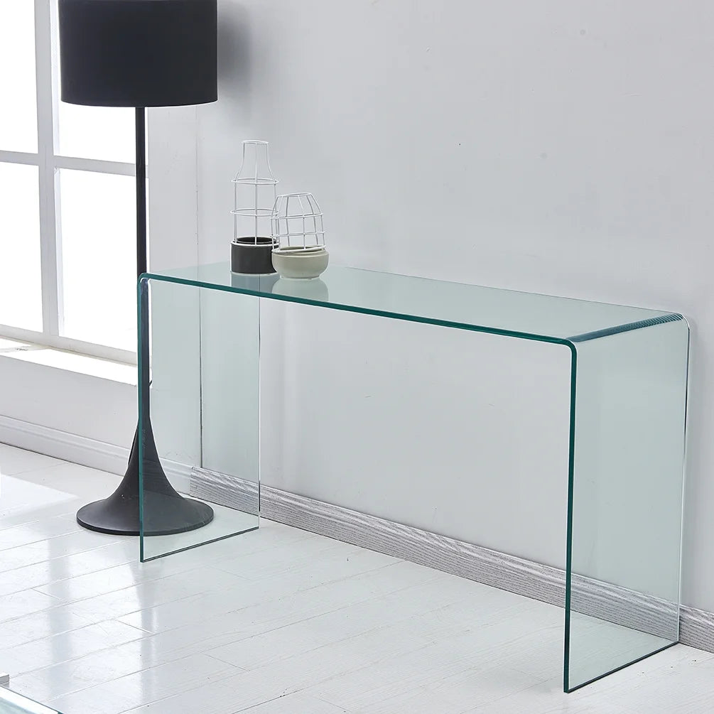 Transparent Tempered Glass Console Table G187751
