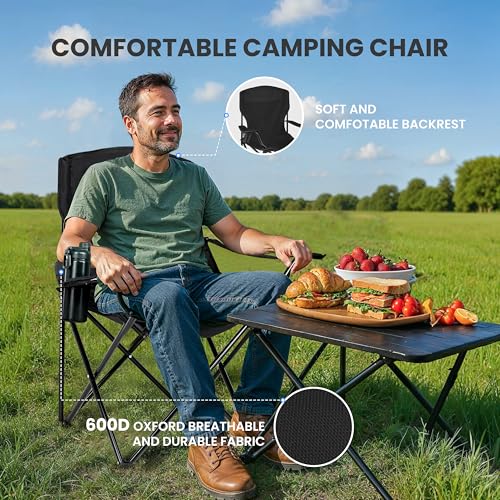 Portable Folding Rocking Chair 2 Pack with Armrests P5540