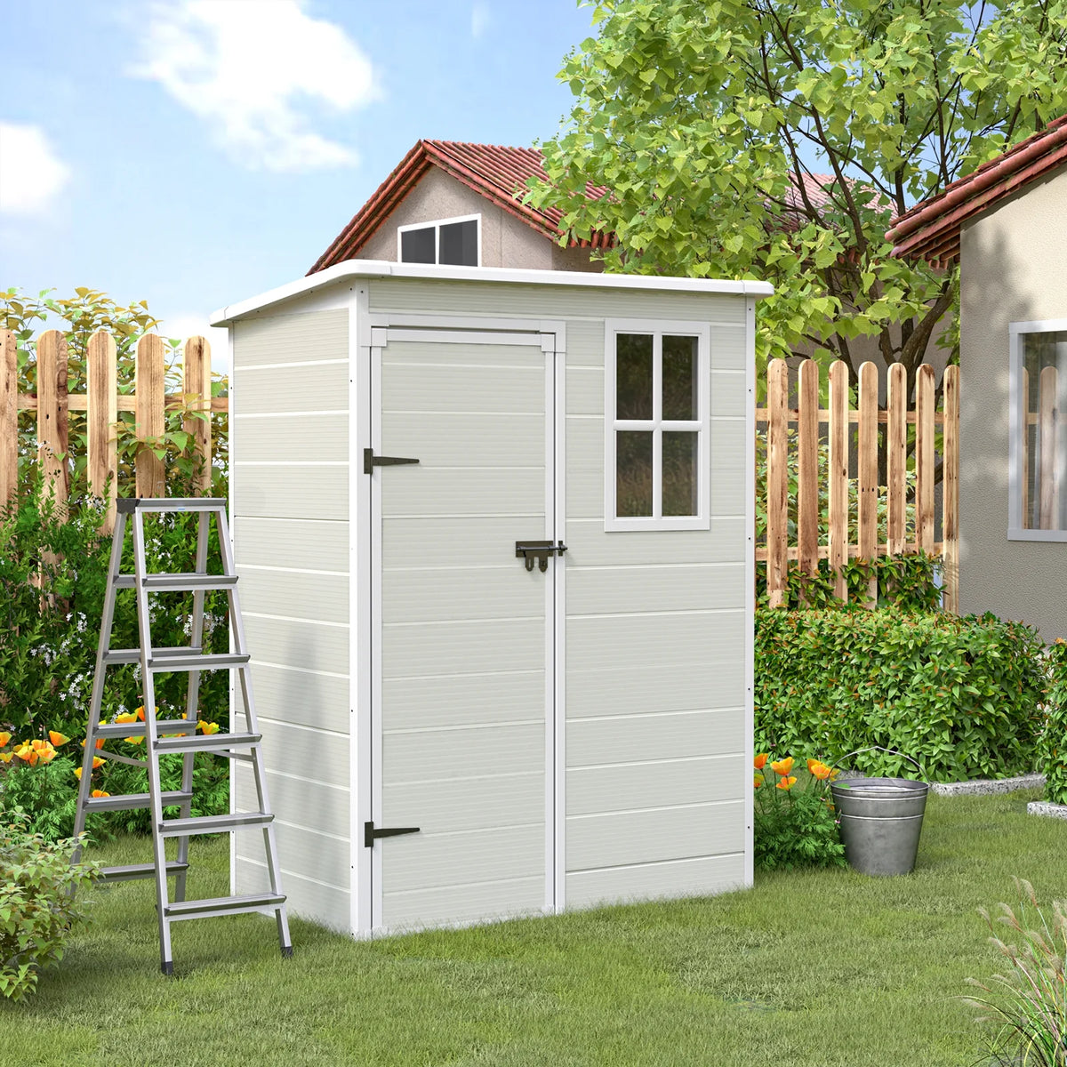 5x3 FT Resin Outdoor Storage Shed M2103